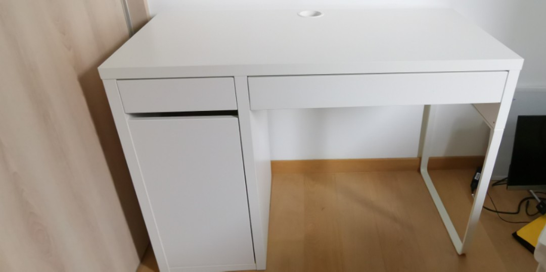 IKEA Study Table + Chair, Furniture & Home Living, Furniture, Tables