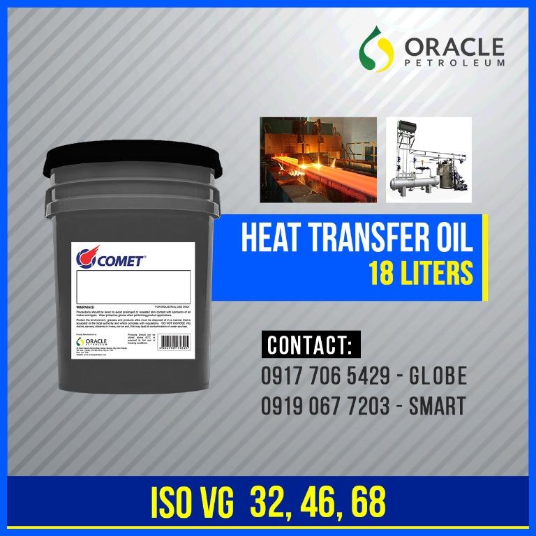 Industrial Heat Transfer Oil ISO VG 32 46 68 PAIL 18L, Car Parts