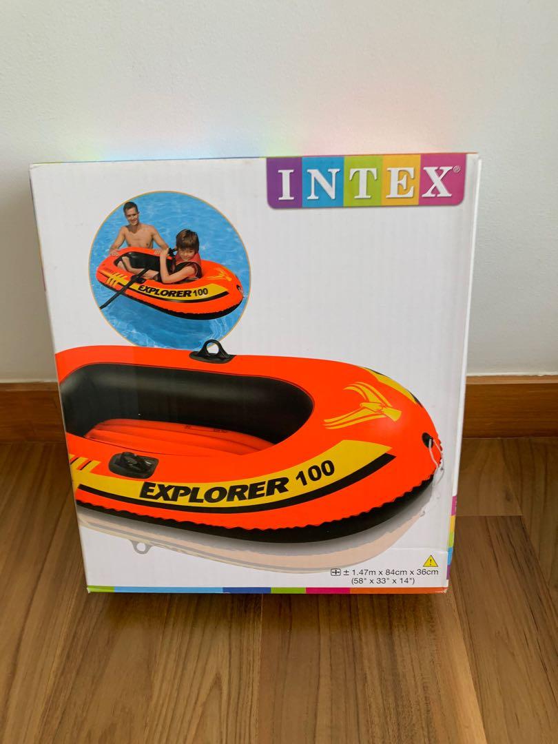 Inter Explorer 100 Inflatable Boat New Unopened Box Sports Sports Games Equipment On Carousell