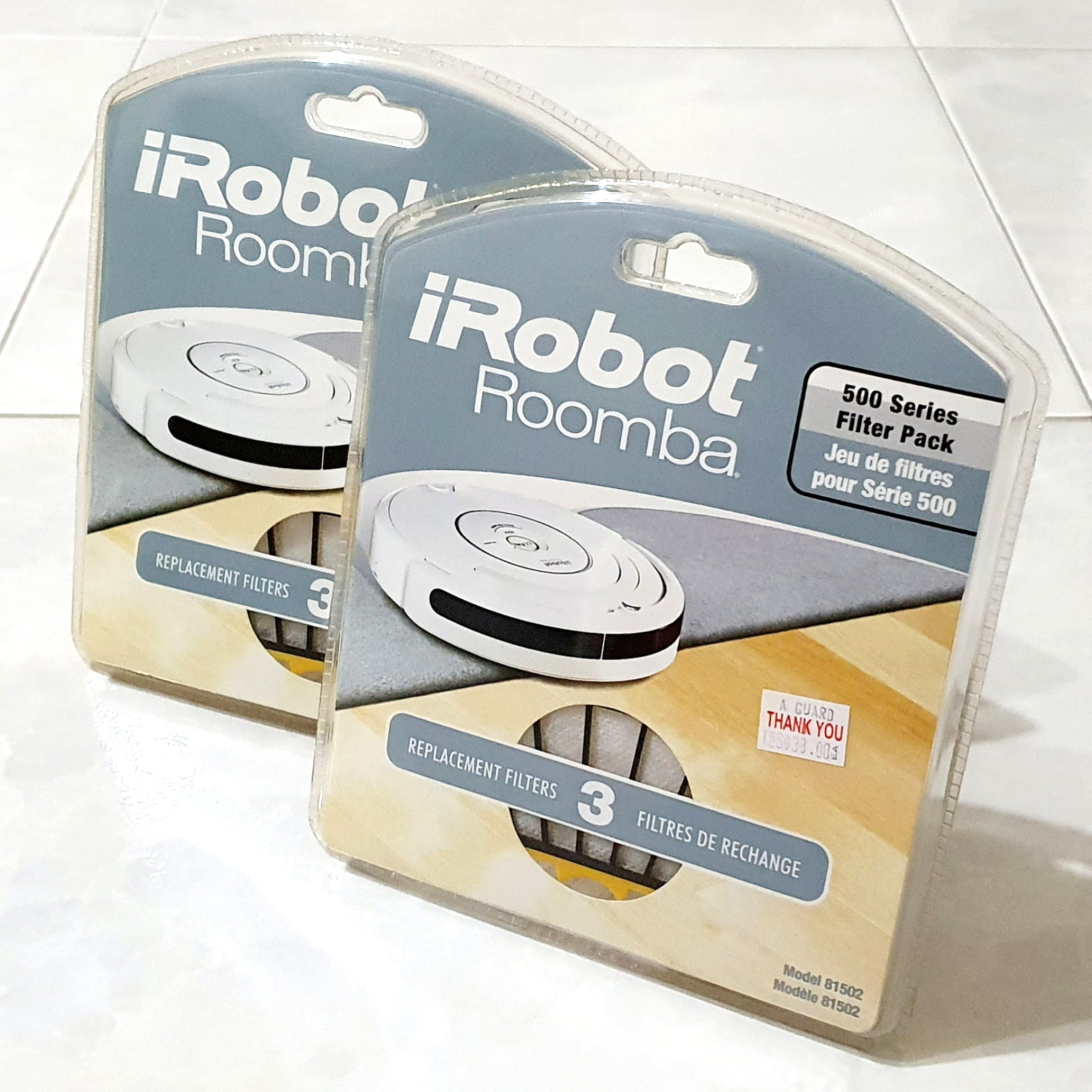 iRobot Roomba replacement filters model 81502 500 series filter