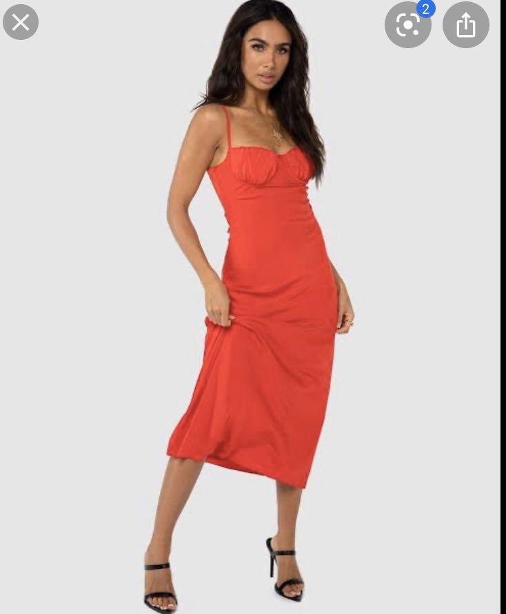 Jagger Stone The christy red midi dress Women s Fashion Clothes on Carousell