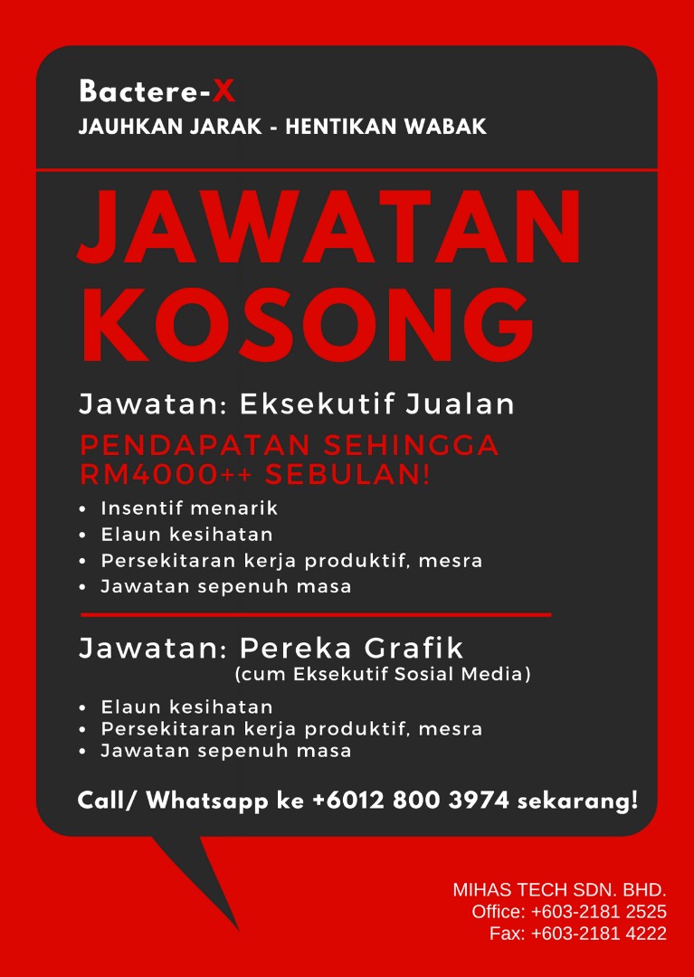 Jawatan Kosong Urgent Jobs Full Time Sales Retail Marketing On Carousell