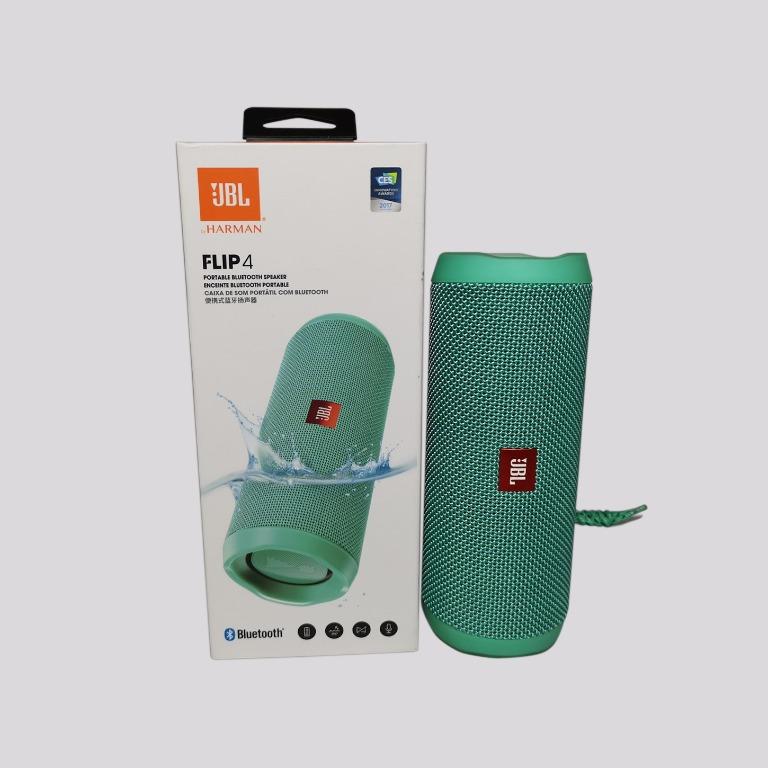 Original JBL Flip 4 Teal Audio Portable Audio Accessories on