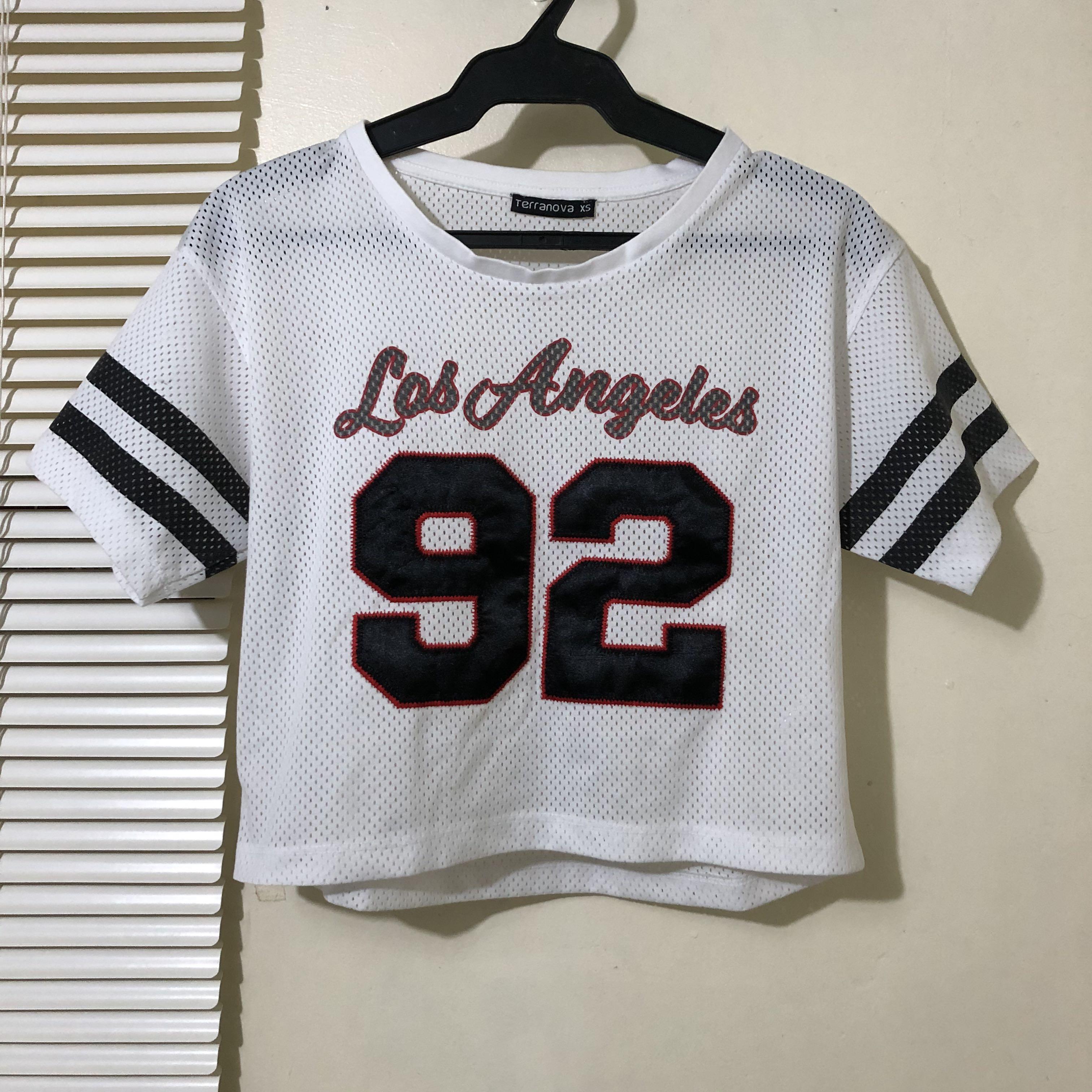Crop top sales jersey shirt