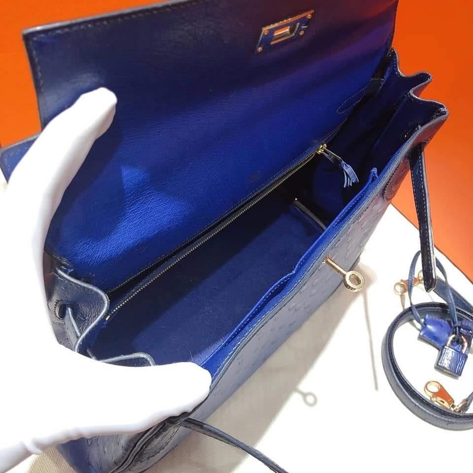 Chai Madame and Miel Shiny Alligator Touch Mini Kelly II 20 Gold Hardware,  2022, Handbags & Accessories, 2023