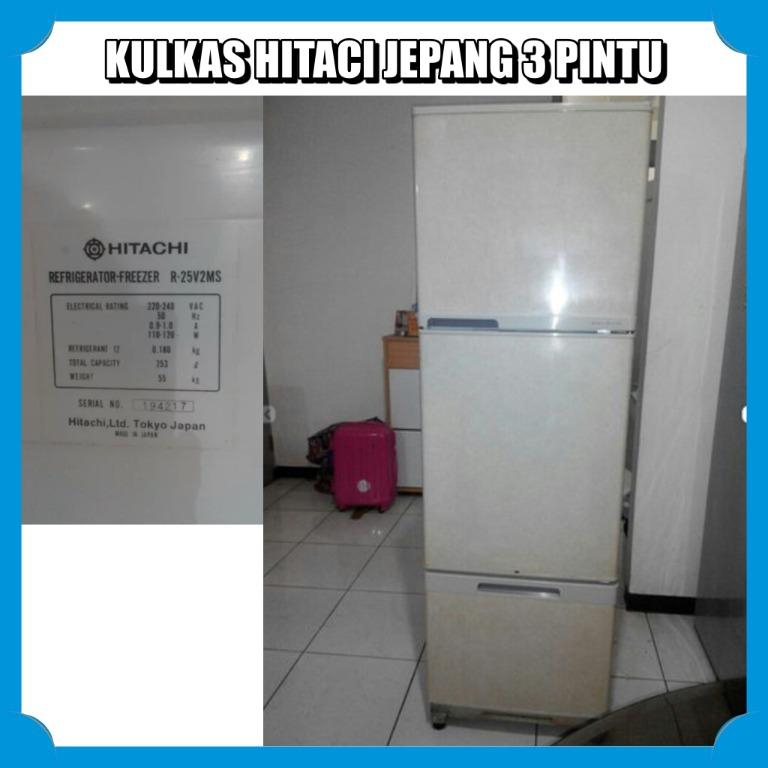 Kulkas Hitachi Jepang 3 Pintu Bonus Ongkir Elektronik Lainnya Di Carousell