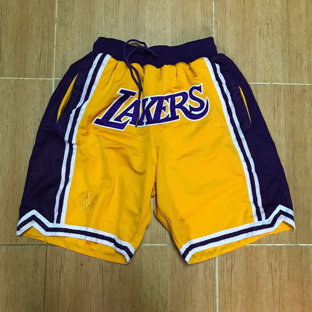 Lakers Just Don Short Medium Sports Athletic Sports Clothing On Carousell
