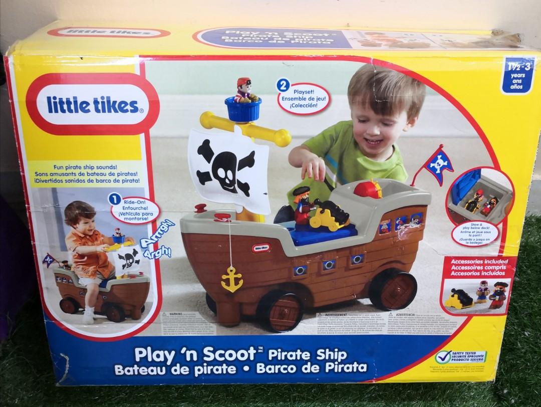 Little Tikes Play n Scoot Pirate Ship 2 in 1 walker Hobbies