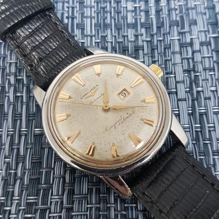 Longines Conquest Calendar Vintage Watch, Luxury, Watches on Carousell