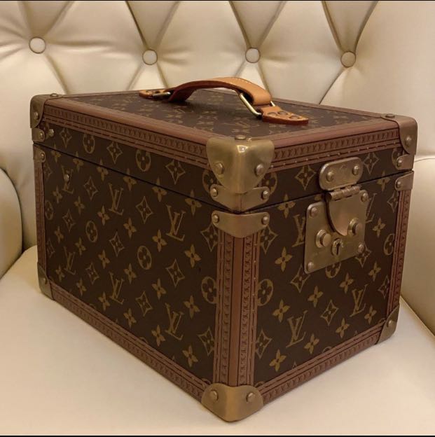 Louis Vuitton Jewelry Trunk Case Drawer Necklace Bracelet Dust Bag Pouch  Box#d33