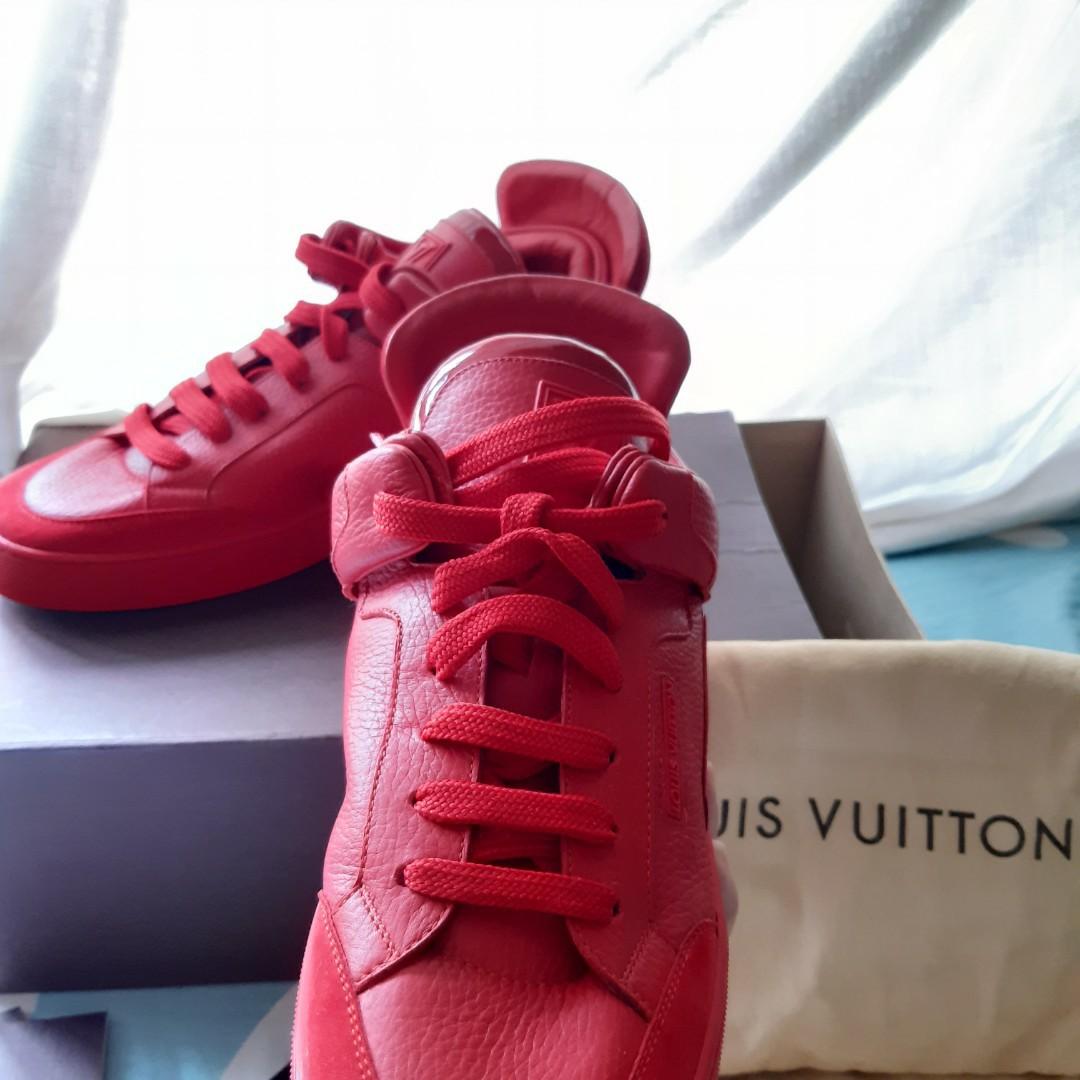 Louis Vuitton X Kanye West Don 'Red', Men's Fashion, Footwear, Sneakers on  Carousell