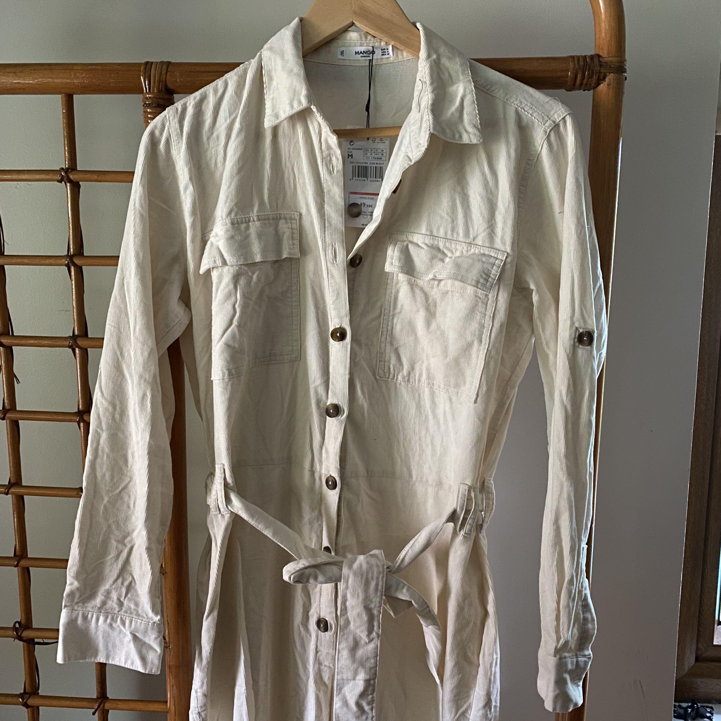Mango corduroy jumpsuit sale