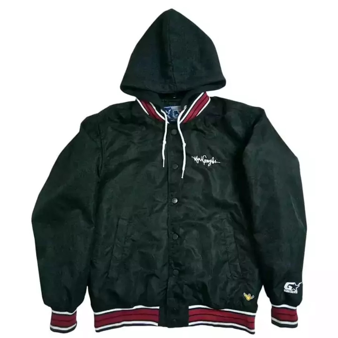 Mark Gonzalez Bomber jacket with hoodie and draw string