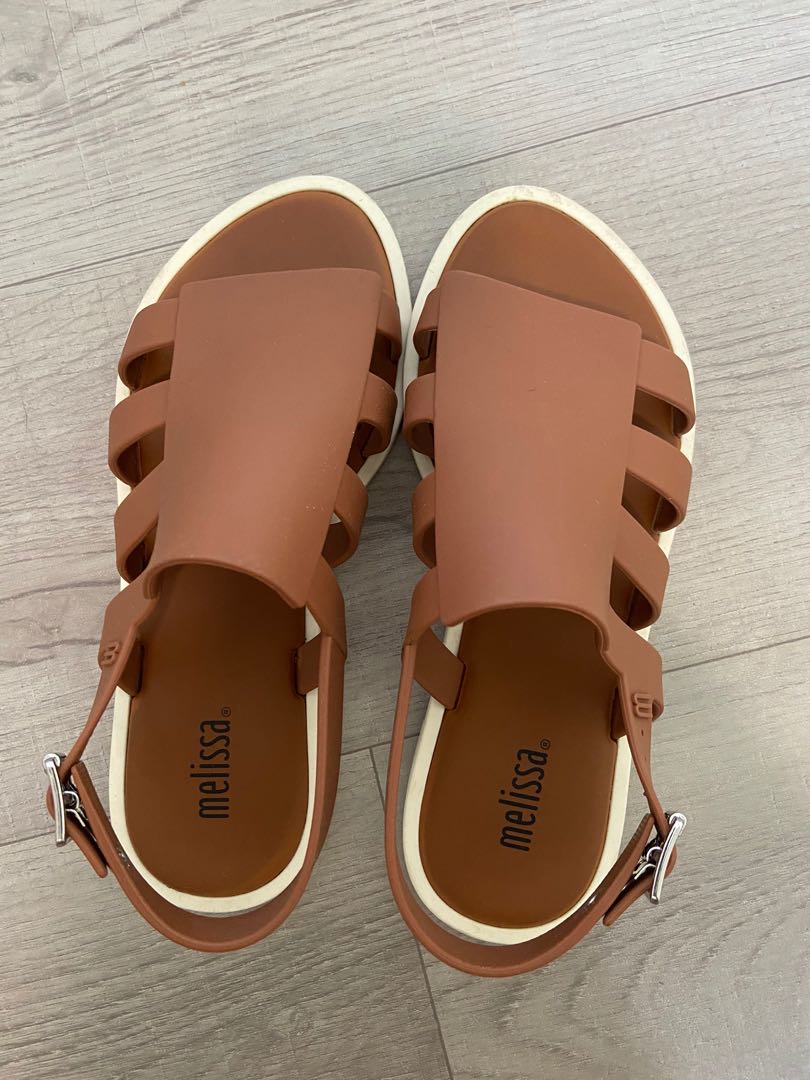 Melissa Boemia Brown Sandals Women s Fashion Footwear Sandals