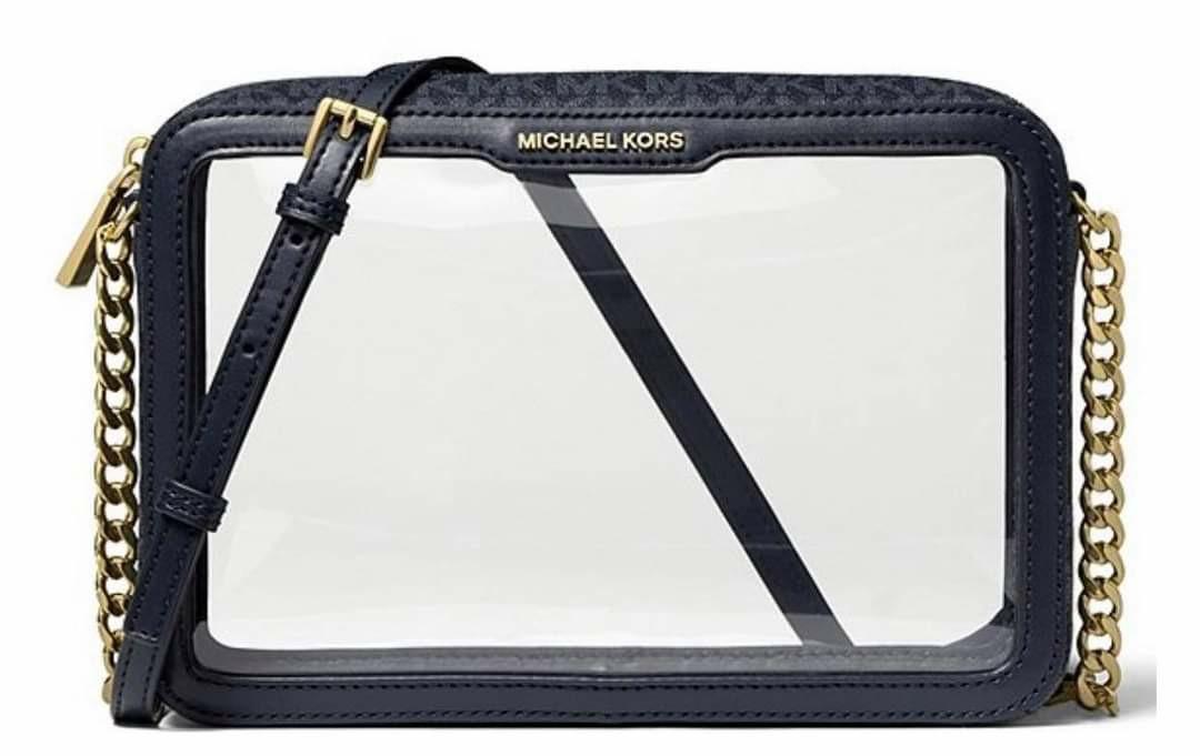 Michael kors clear crossbody hotsell