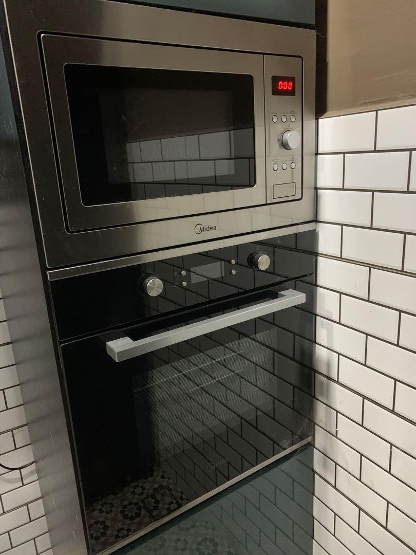 Midea microwave clearance built in