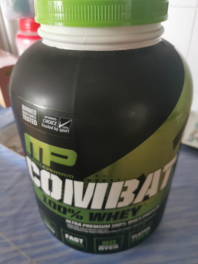 6 LB Muscle Pharm Combat Protein Powder Exp:02-2023 Cookies and Cream 