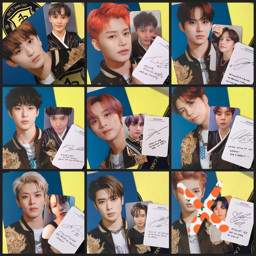 Sold Nct127 Ace Membership Kit Loose Members K Wave On Carousell
