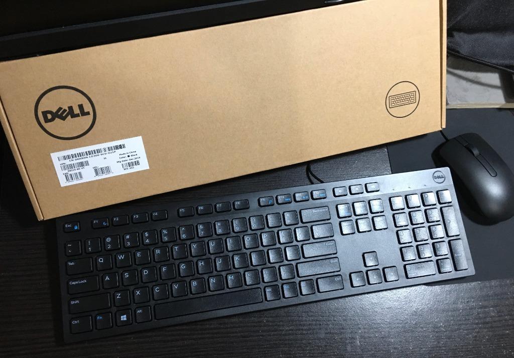 NEW Dell Computer Keyboard (FLAT KEYS) and Mouse bundle/set