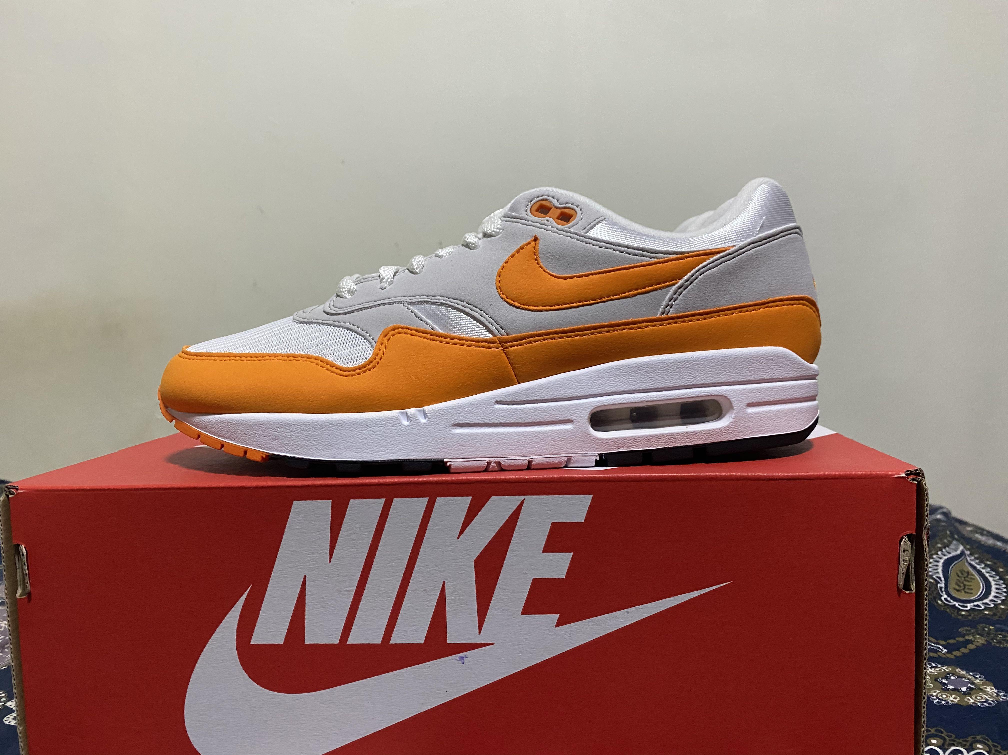 nike air max 1 mens orange