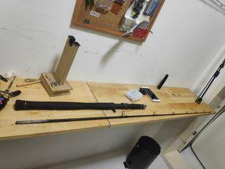 *fast deal $90* Pe 2-4 custom overhead rod (used. Not for fussy buyers)