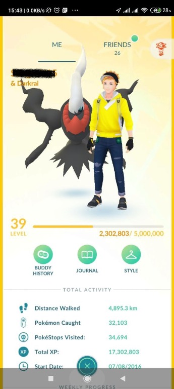 Pokemon Go Level 39 Account Instinct Toys Games Video Gaming In Game Products On Carousell