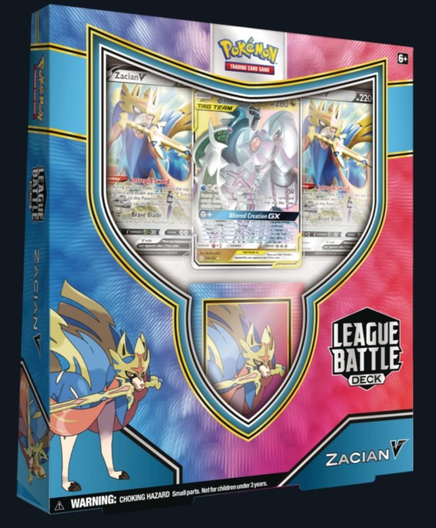 Pokemon Tcg League Battle Decks Zacian V Toys Games Board Games Cards On Carousell