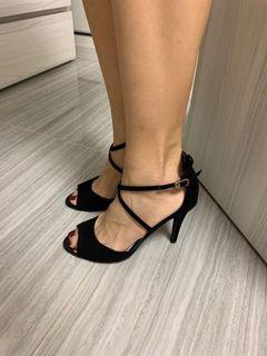 *New* Randa Heels peep toes with strap