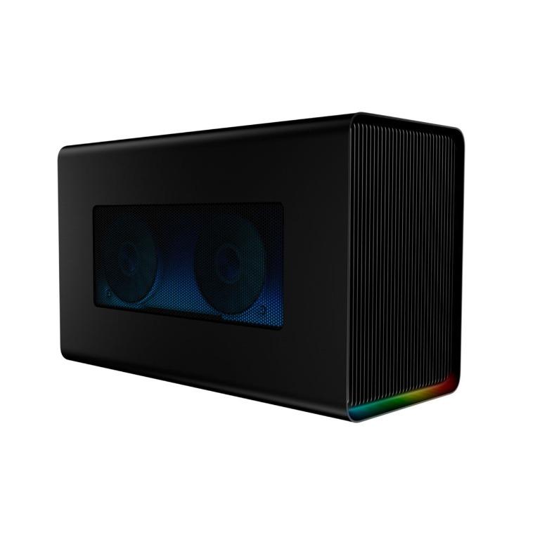 Razer Core X Chroma External graphics enclosure with gaming grade desktop power ports and Razer Chroma RC21 01430100 R3W1