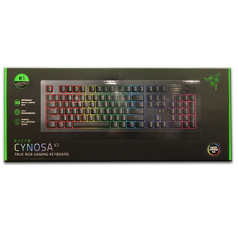 Razer Gaming Keyboard Chroma Black Cynosa V2 Electronics Computer Parts Accessories On Carousell