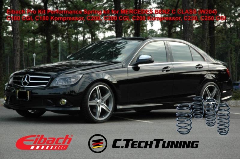 W205 C180 C220 C250 CGI Eibach Pro Kit Springs Mercedes C Class C200