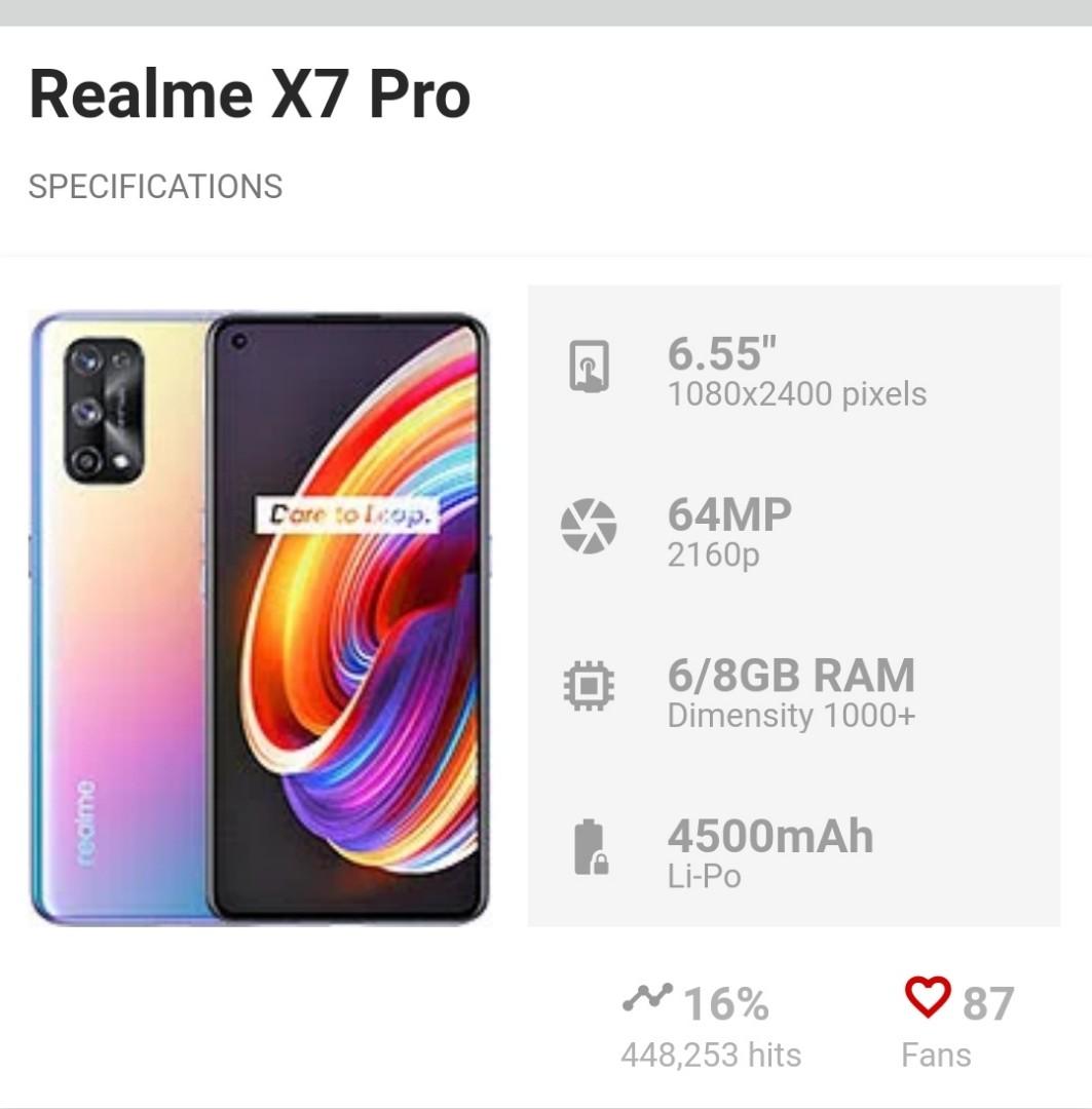 Realme X7 X7 Pro By Oppo Mobile Phones Gadgets Mobile Phones Android Phones Oppo On Carousell