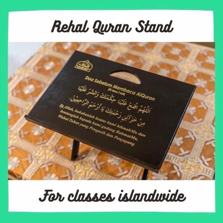 Rehal Table Stand For Quran Black Brown White Vintage Collectibles Religious Items On Carousell