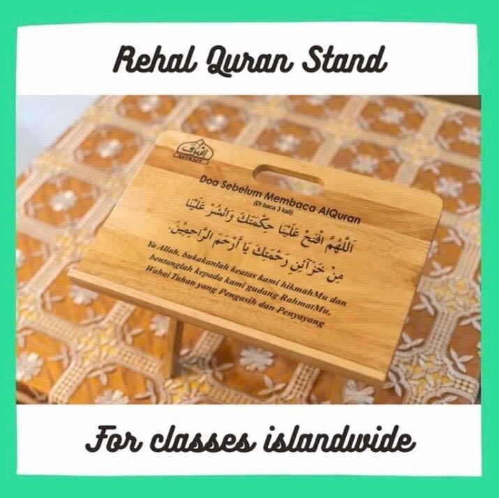 Rehal Table Stand For Quran Black Brown White Vintage Collectibles Religious Items On Carousell
