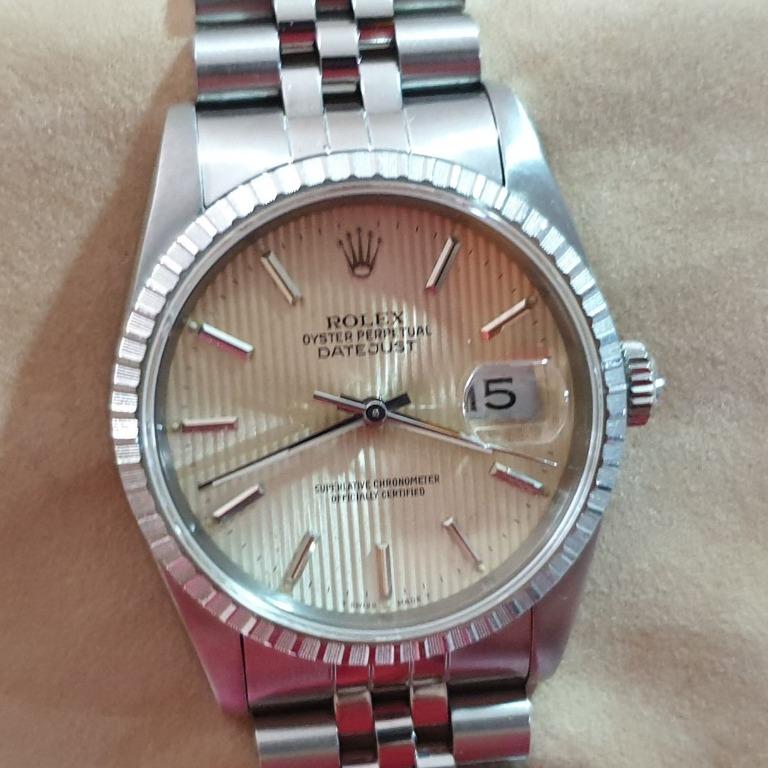 rolex tapestry dial rare