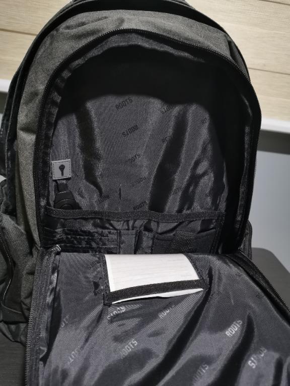 roots blue backpack