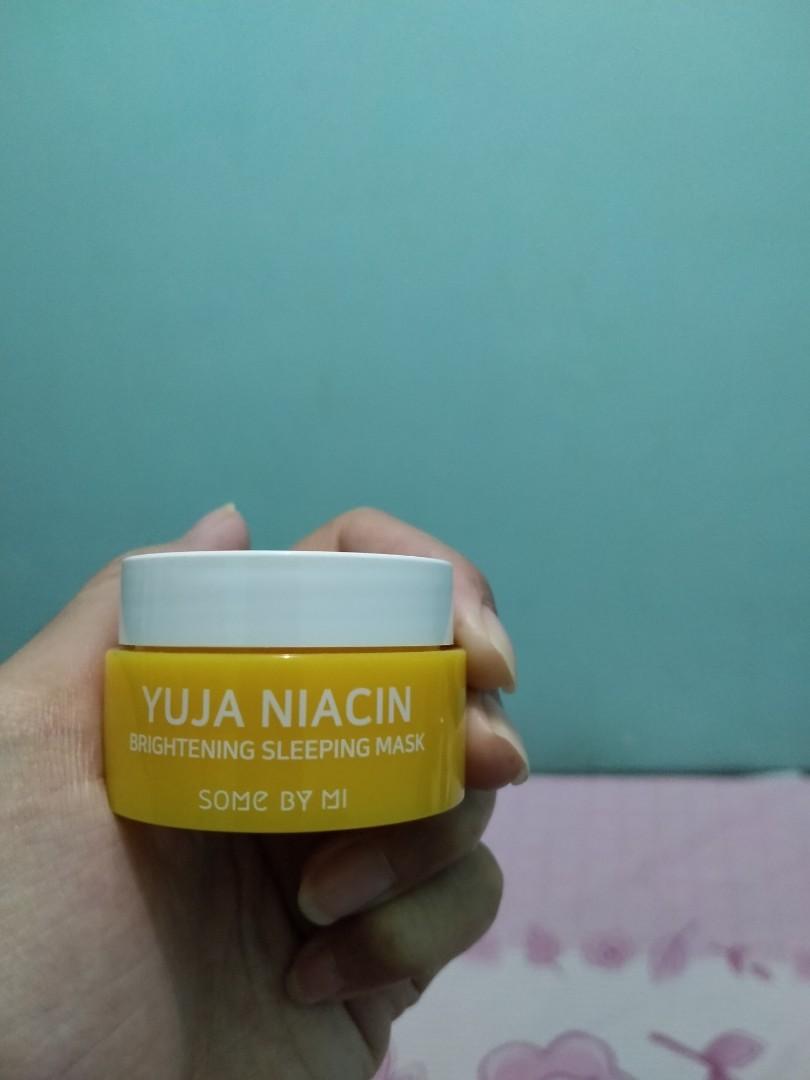 Serum yuja niacin & sleeping mask yuja niacin, Kesehatan & Kecantikan