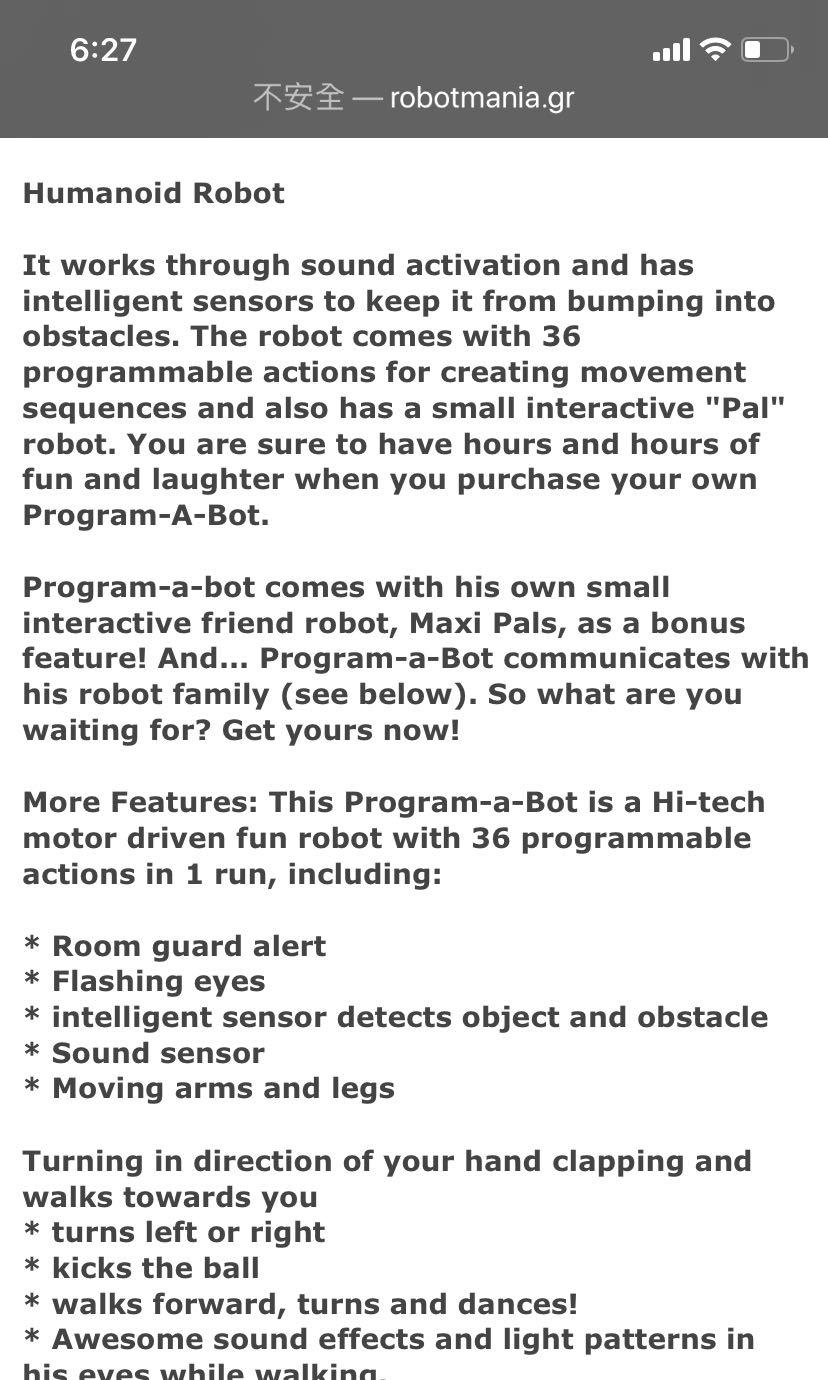 SilverLit program a Bot & Echobot （分類：遙控玩具）位於 Hong Kong。 由 ashlou 提交（商品編號 1034322848，圖片 6）。簡介： 1. Program a bot $40 Size: 29cm 36 programmable actions in one run Mini robot included 2. Echobot $30 $60 for 2 。