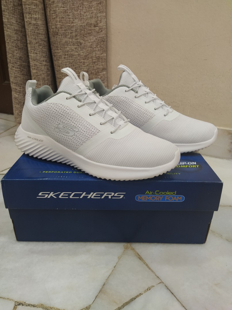 Skechers shop bounder white