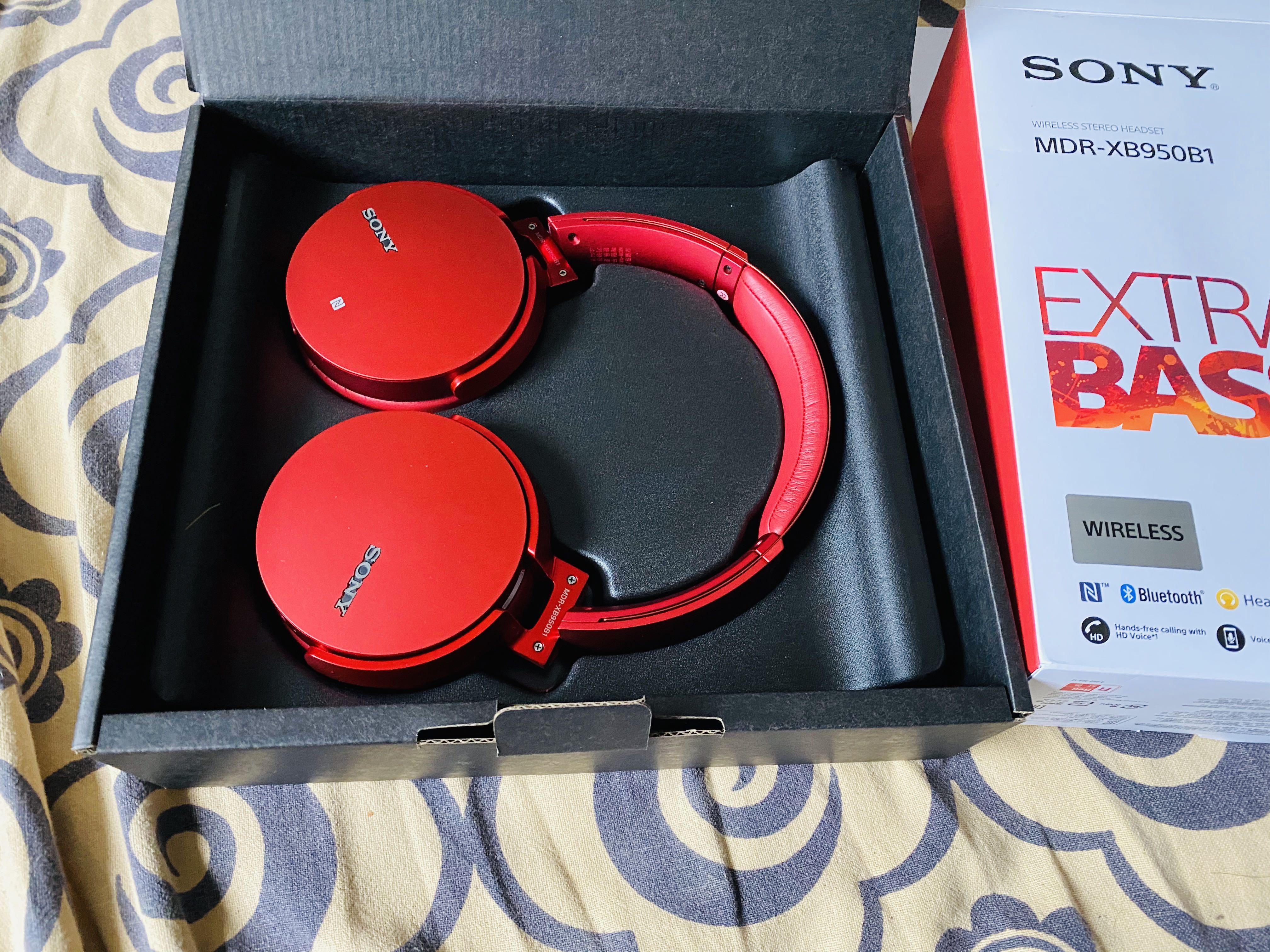Sony XB950 B1 wireless Noise handling Headphone Headset warranty till Nov 2021 Audio Headphones Headsets on Carousell