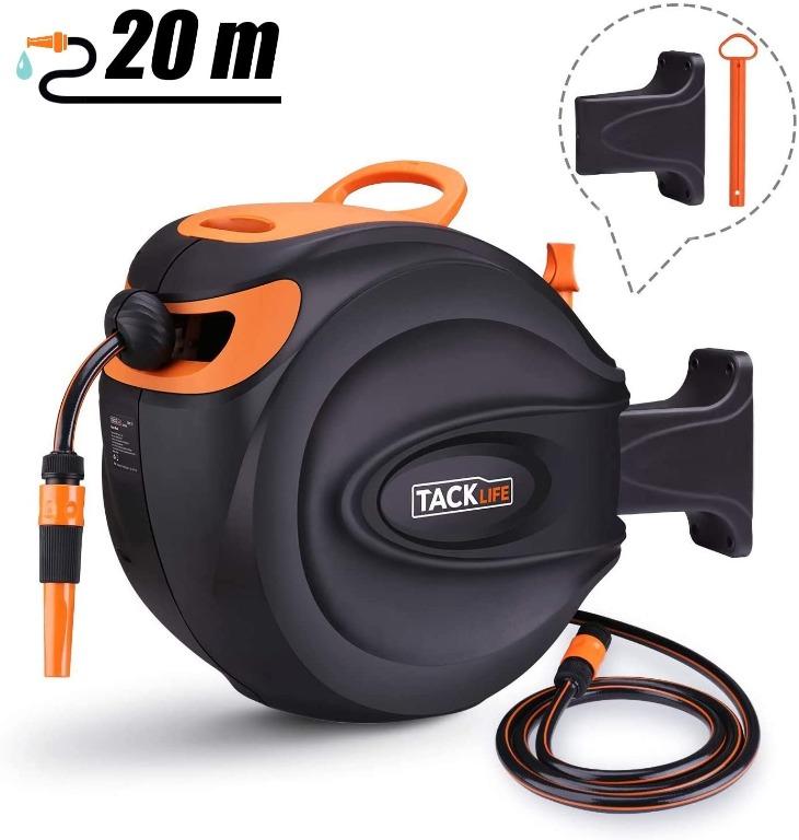 TACKLIFE Lawn & Garden Hose Reel, Furniture & Home Living, Gardening