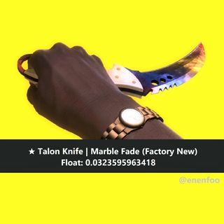Csgo Knive Talon Marble Fade Fn Toys Games Video Gaming In Game Products On Carousell