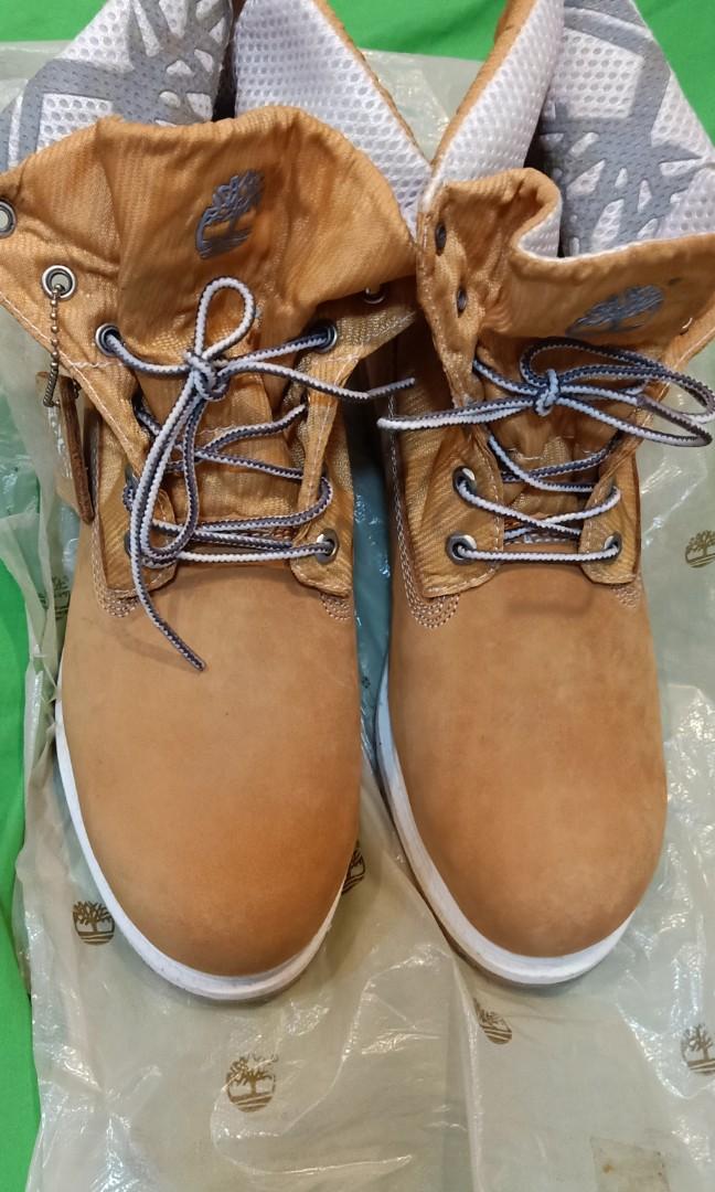 timberland roll up boots