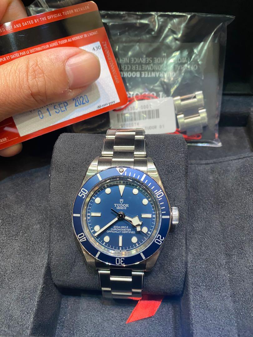 tudor black bay 58 blue luxury watches on carousell