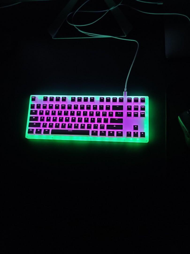 Womier K87 keyboard full rgb yellow switch, Computers & Tech, Parts ...