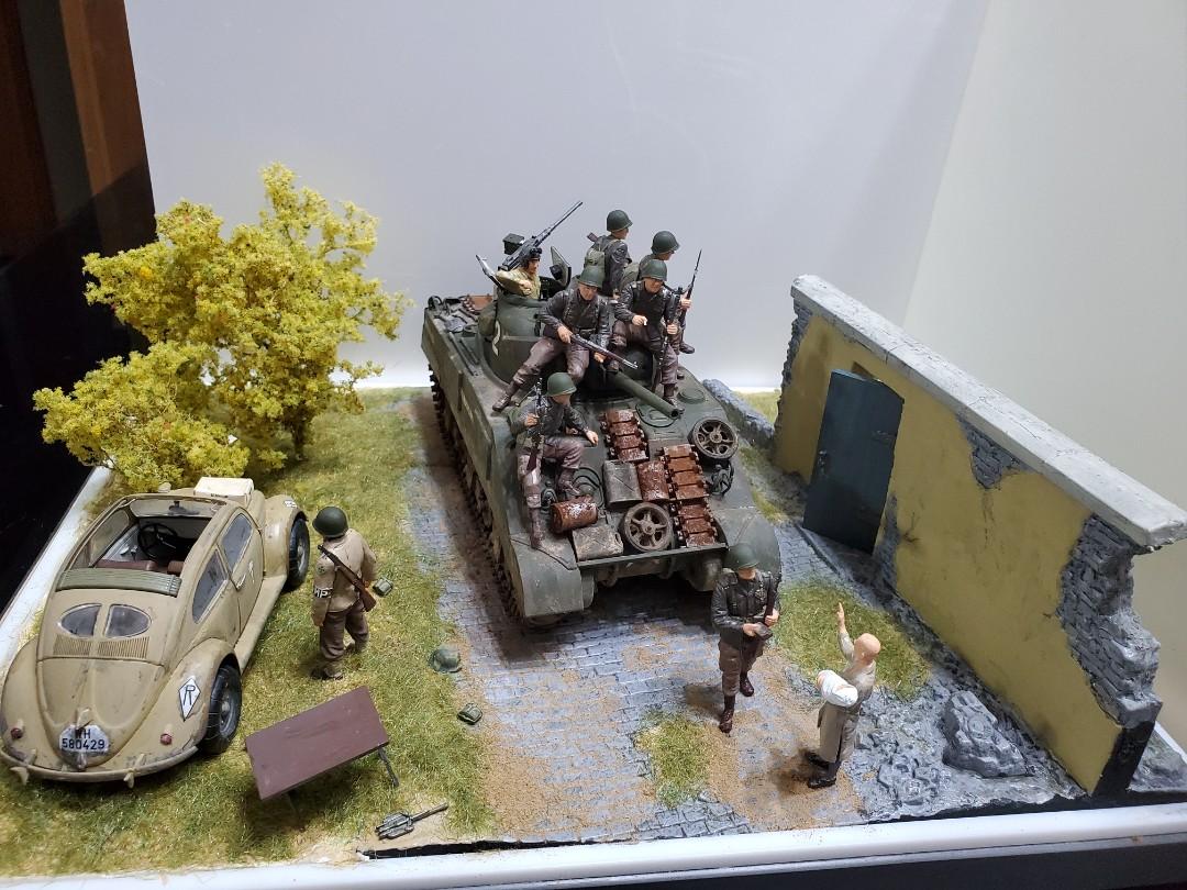 軍事模型1 35 二戰美軍軍事情景模型完成品 包括品牌田宮tamiya Cmk Masterboard Miniart 興趣及遊戲 玩具 遊戲類 Carousell