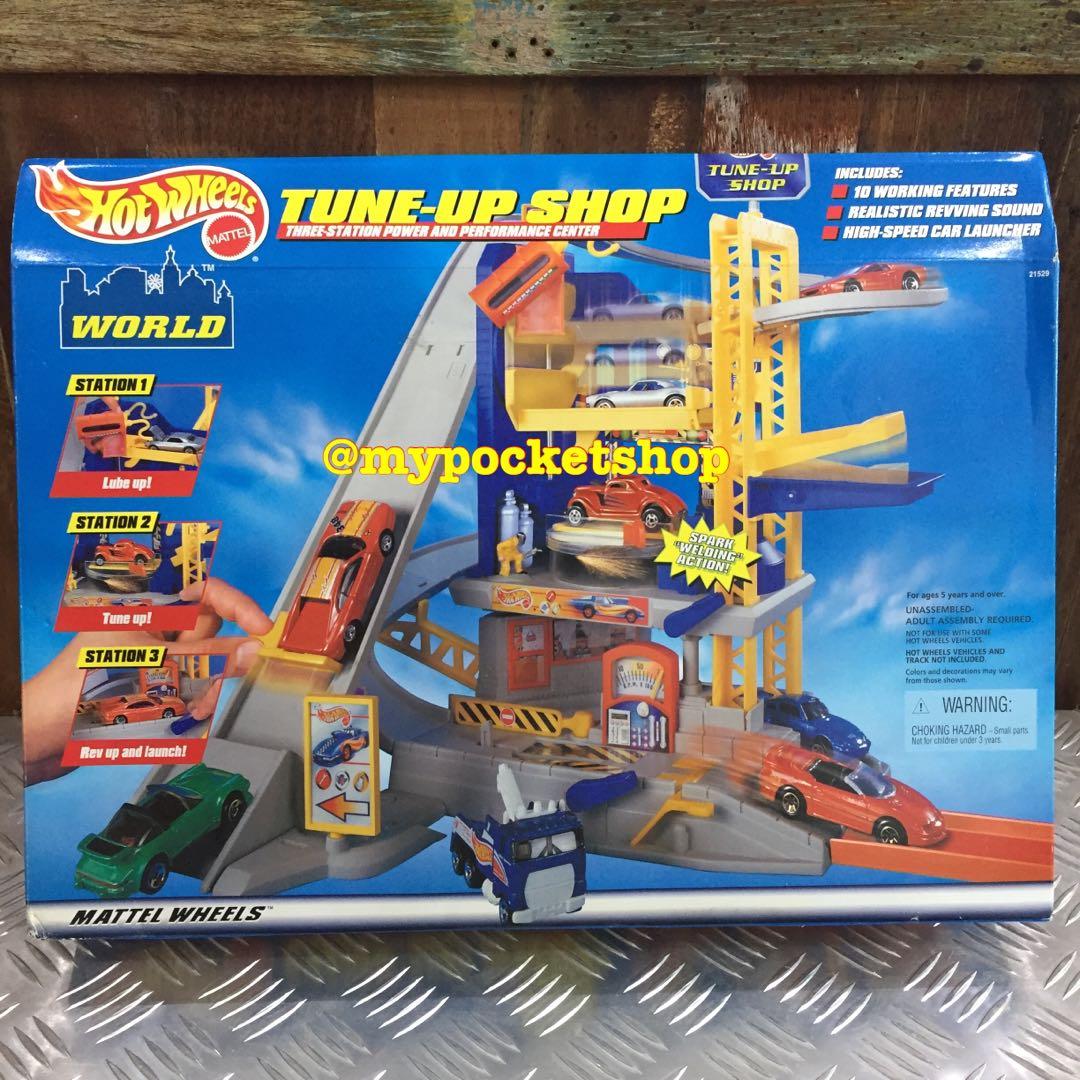 1999 Hot Wheels TUNE UP SHOP PLAYSET 1999 Hotwheels World Brand New