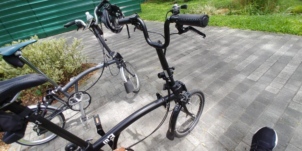 3SIXTY Black MINI M3 Foldable bicycle using brompton folding