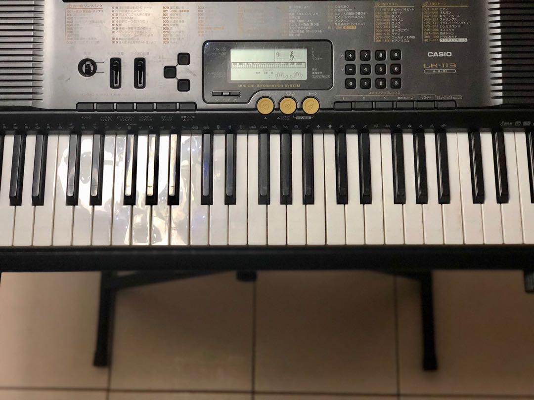 61 KEYS JAPAN SURPLUS CASIO PIANO KEYBOARD LK113, Hobbies & Toys