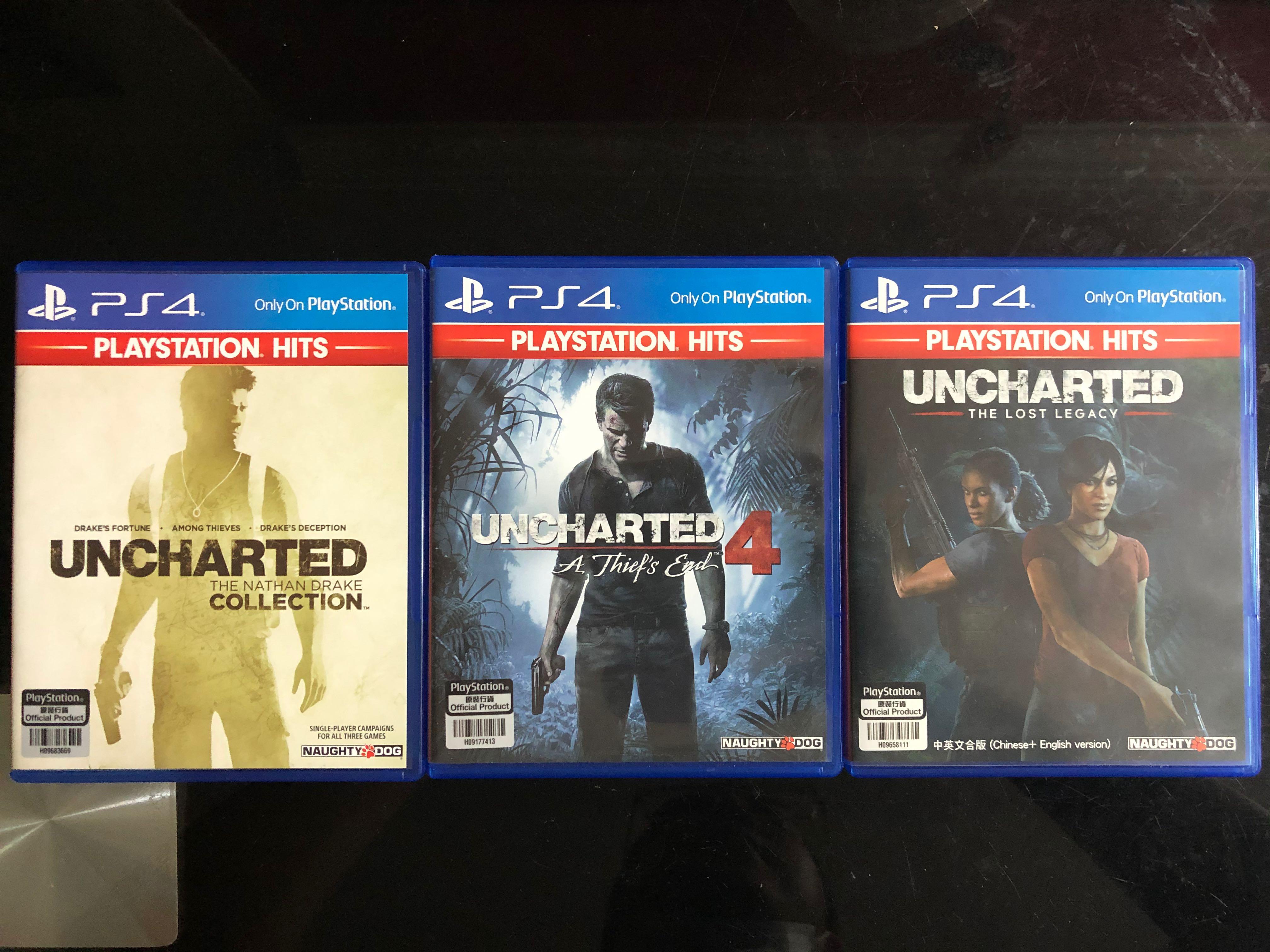 🎮 PS4 Full Uncharted Series 1,2,3,4 & Lost Legacy 🎮, Gaming, Games, PlayStation on Carousell